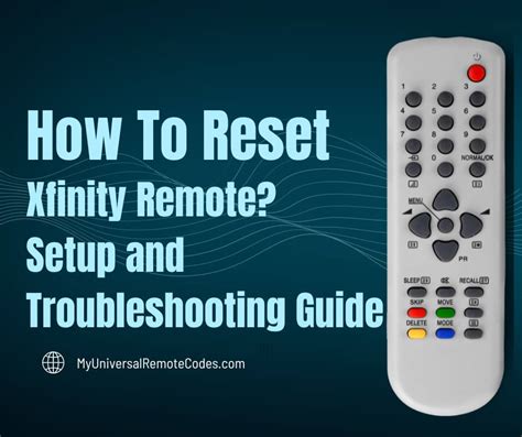 restart xfinity remote|factory reset xfinity remote.